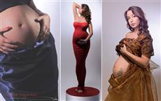 family portrait photography Toronto, studio family portrait, pregnancy studio photo session, maternity photography Toronto